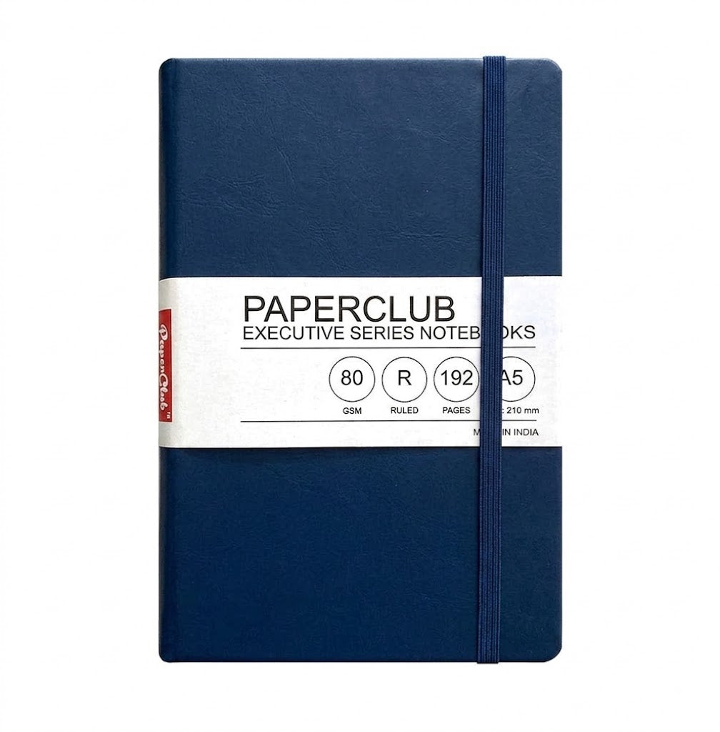 PAPERCLUB,  NoteBook - Execlutive Series | Ruled | A5 | 192 Pages | 80 gsm.