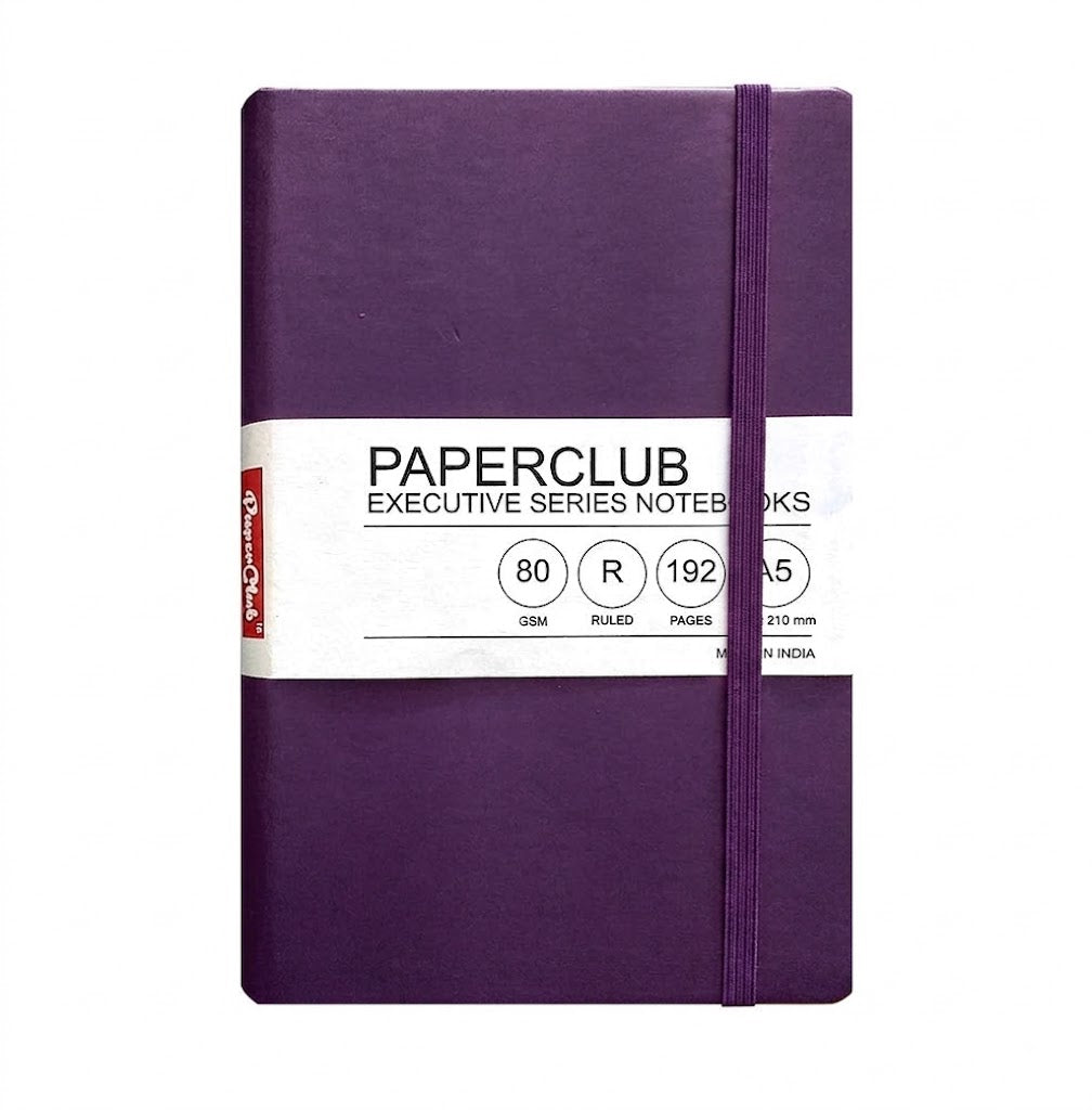 PAPERCLUB,  NoteBook - Execlutive Series | Ruled | A5 | 192 Pages | 80 gsm.