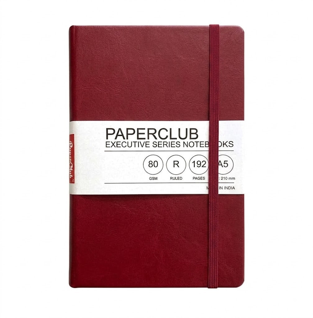 PAPERCLUB,  NoteBook - Execlutive Series | Ruled | A5 | 192 Pages | 80 gsm.
