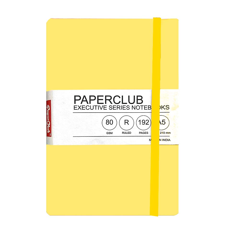 PAPERCLUB,  NoteBook - Execlutive Series | Ruled | A5 | 192 Pages | 80 gsm.