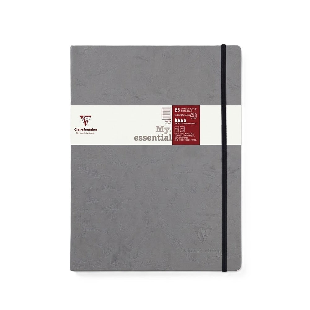 CLAIREFONTAINE, Notebook - My essential | Ruled | B5 | 192 Pg | 90 gsm.