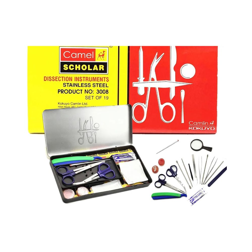 CAMLIN, Dissection Instruments Box - SCHOLAR | Set of 19. – OXFORD ...