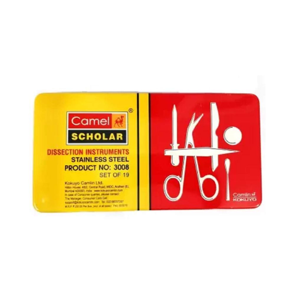 CAMLIN, Dissection Instruments Box - SCHOLAR | Set of 19.
