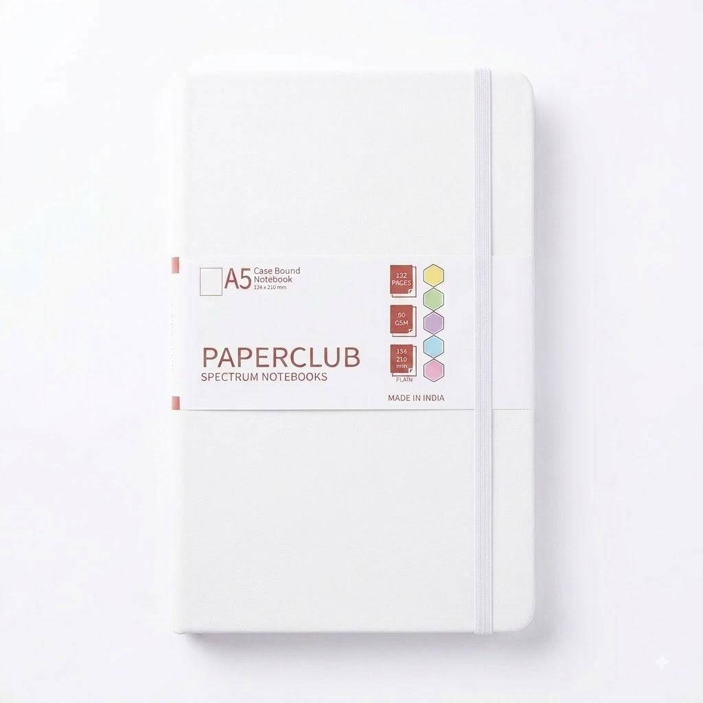 PAPERCLUB,  NoteBook - Spectrum | Plain | A5 | 192 Pages | 80 gsm.