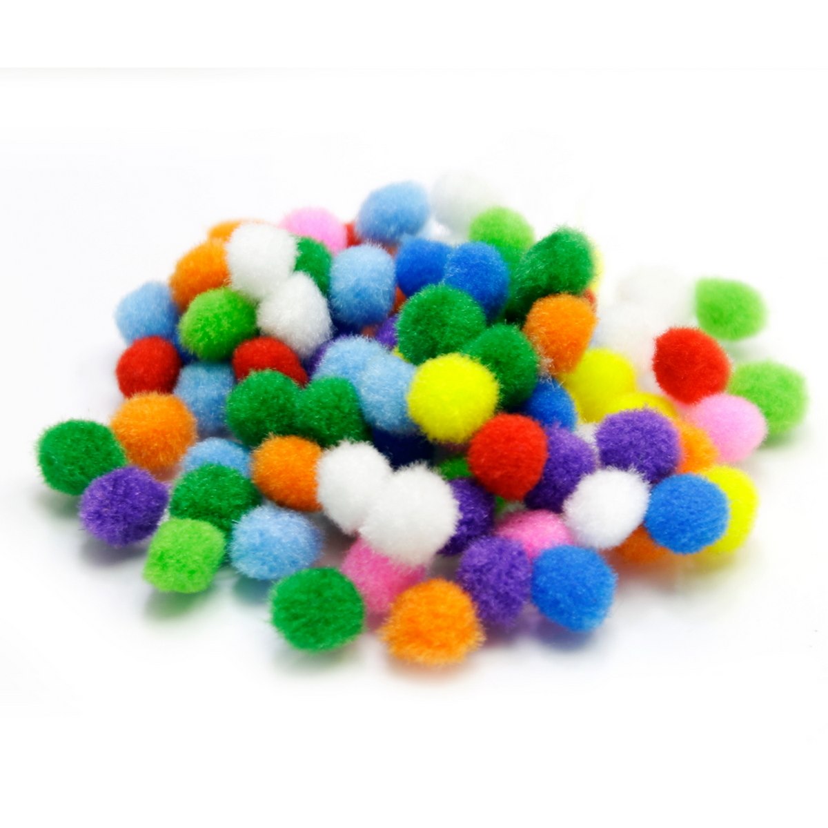 JAGS, Pom Pom Ball - Craft | Small | 100 pcs | 1 cm.