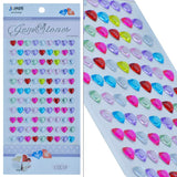 JAGS, Gem Stones Sticker - Heart | Multicolour.