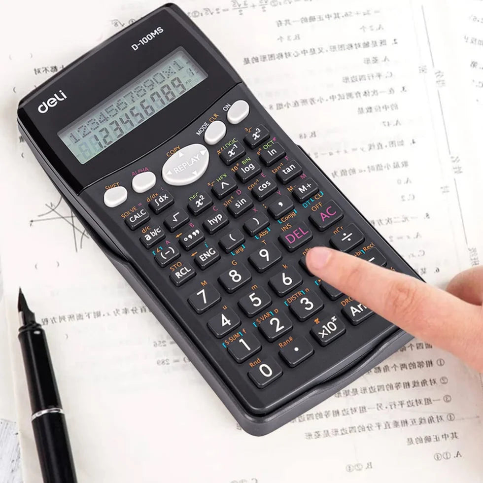 DELI, Scientific Calculator - D100MS | 300 Functions.
