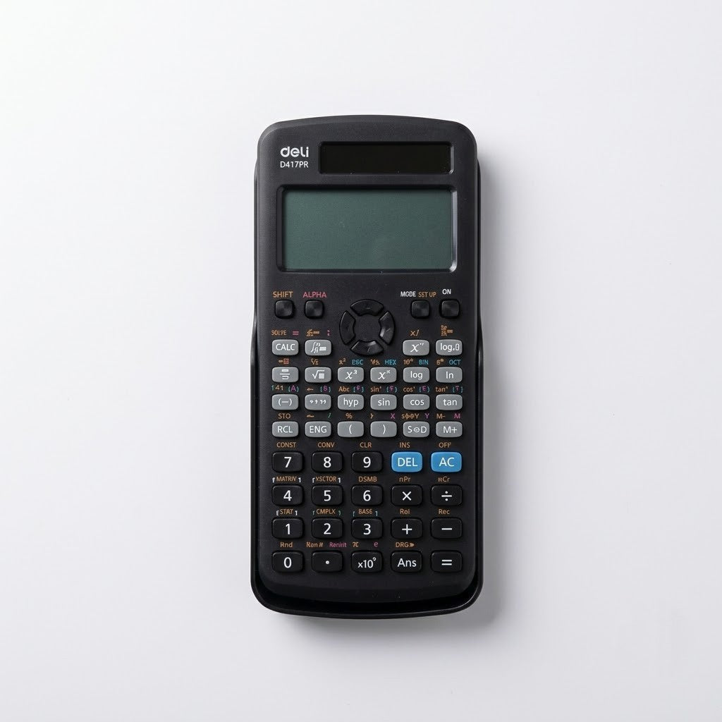 DELI, Scientific Calculator - D417PR | 417 Functions.