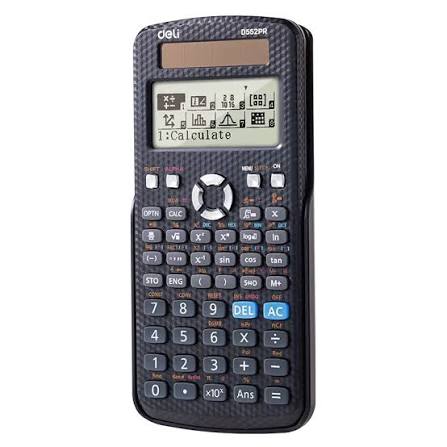 DELI, Scientific Calculator - D552PR | 552 Functions.