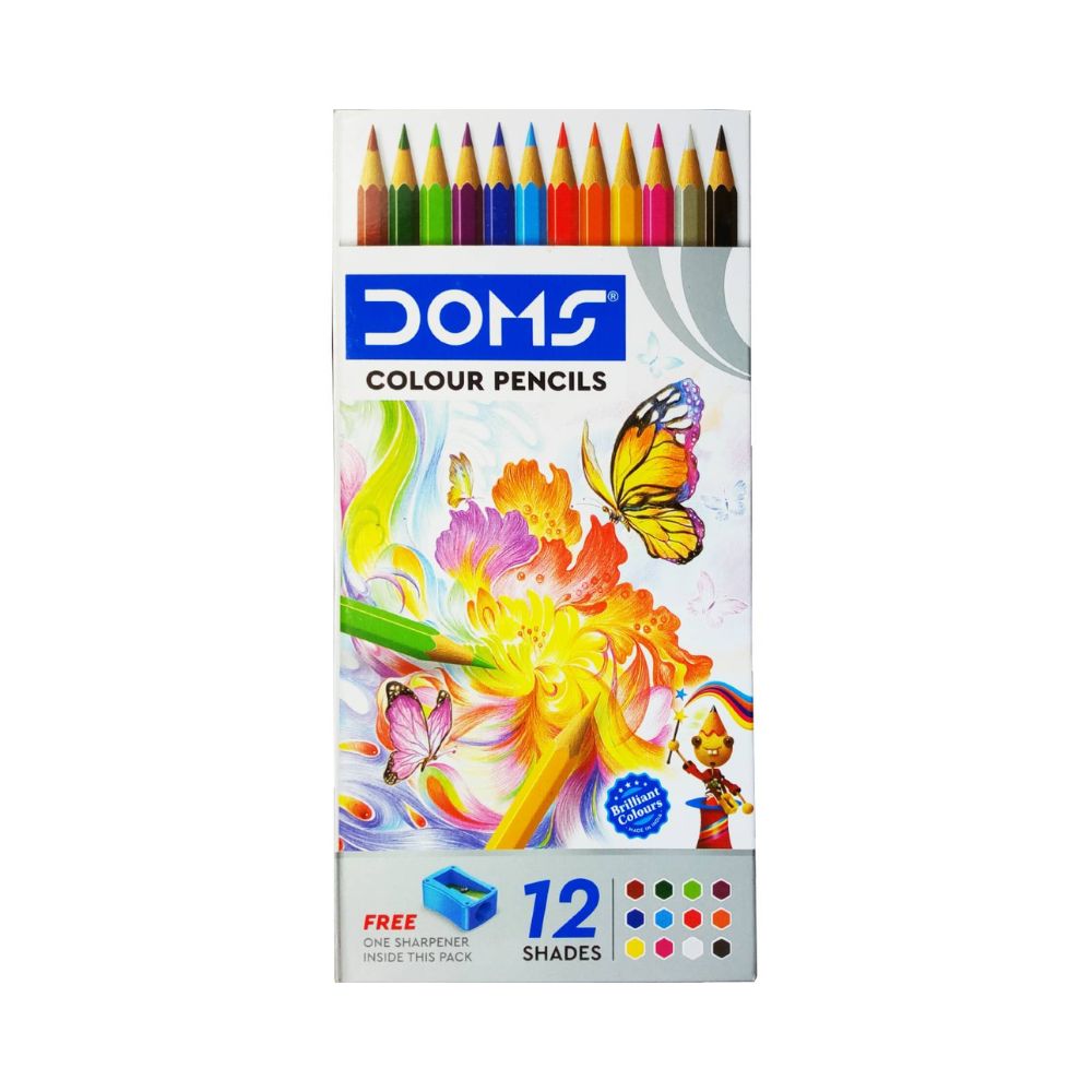 DOMS, Colour Pencil - Long | Set of 12. – OXFORD stationers