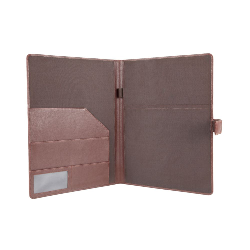 ELAN, Tap Closure Folder | BROWN | A4. – OXFORD stationers