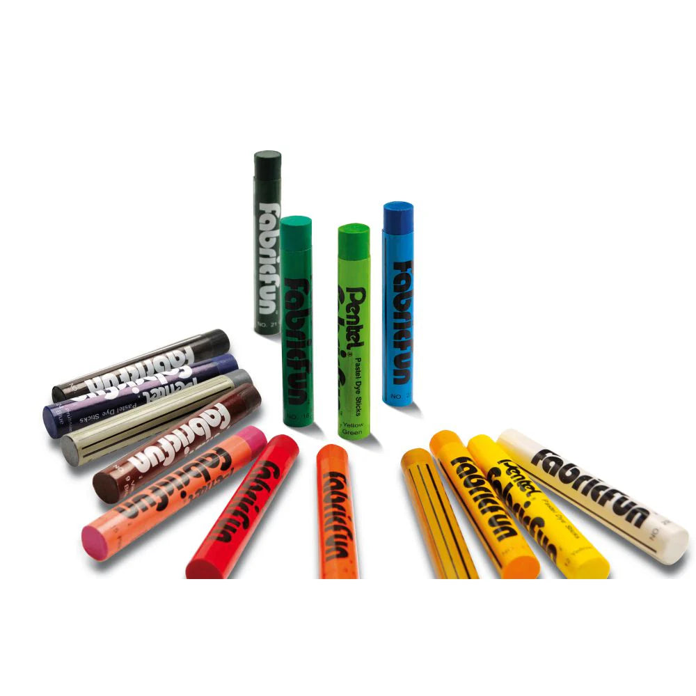 PENTEL, FABRIC Fun Pastel Dye Sticks - Arts | 15 Curs,