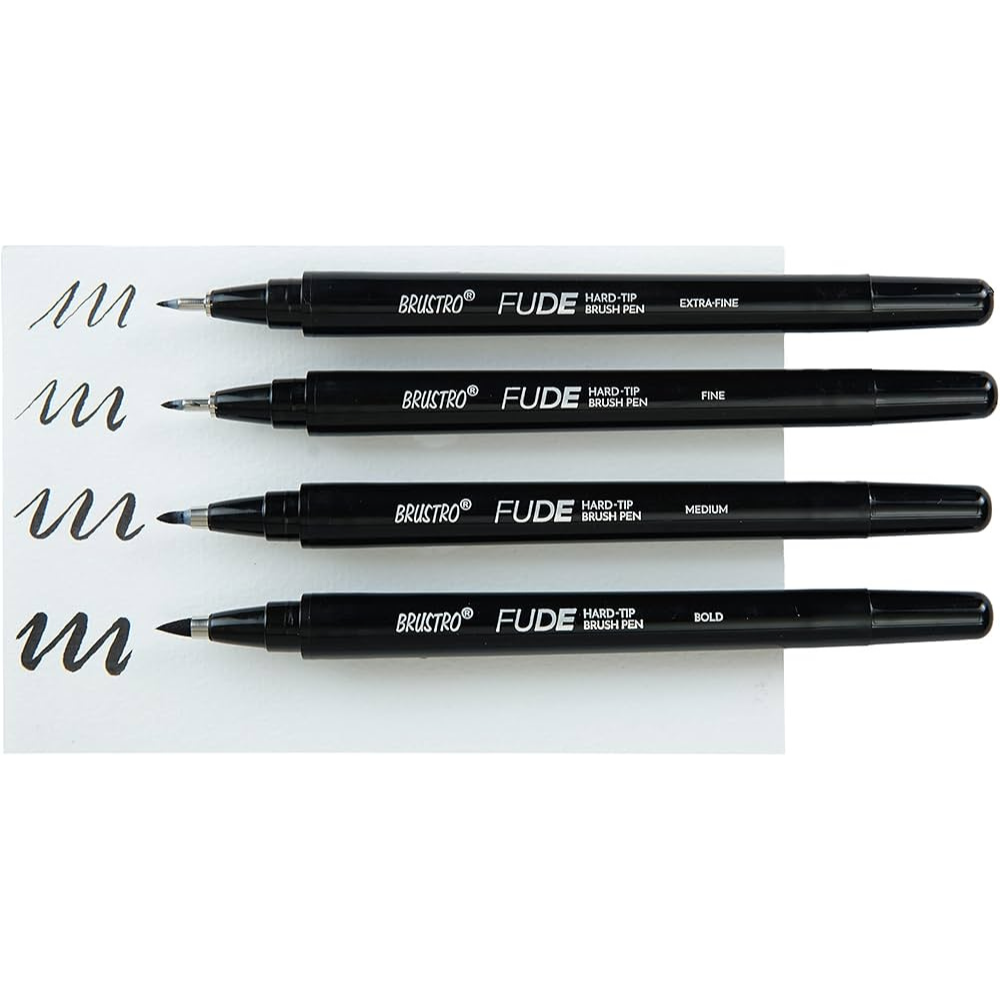 BRUSTRO, Brush Pen - Artists | Fude | Set Of 4.