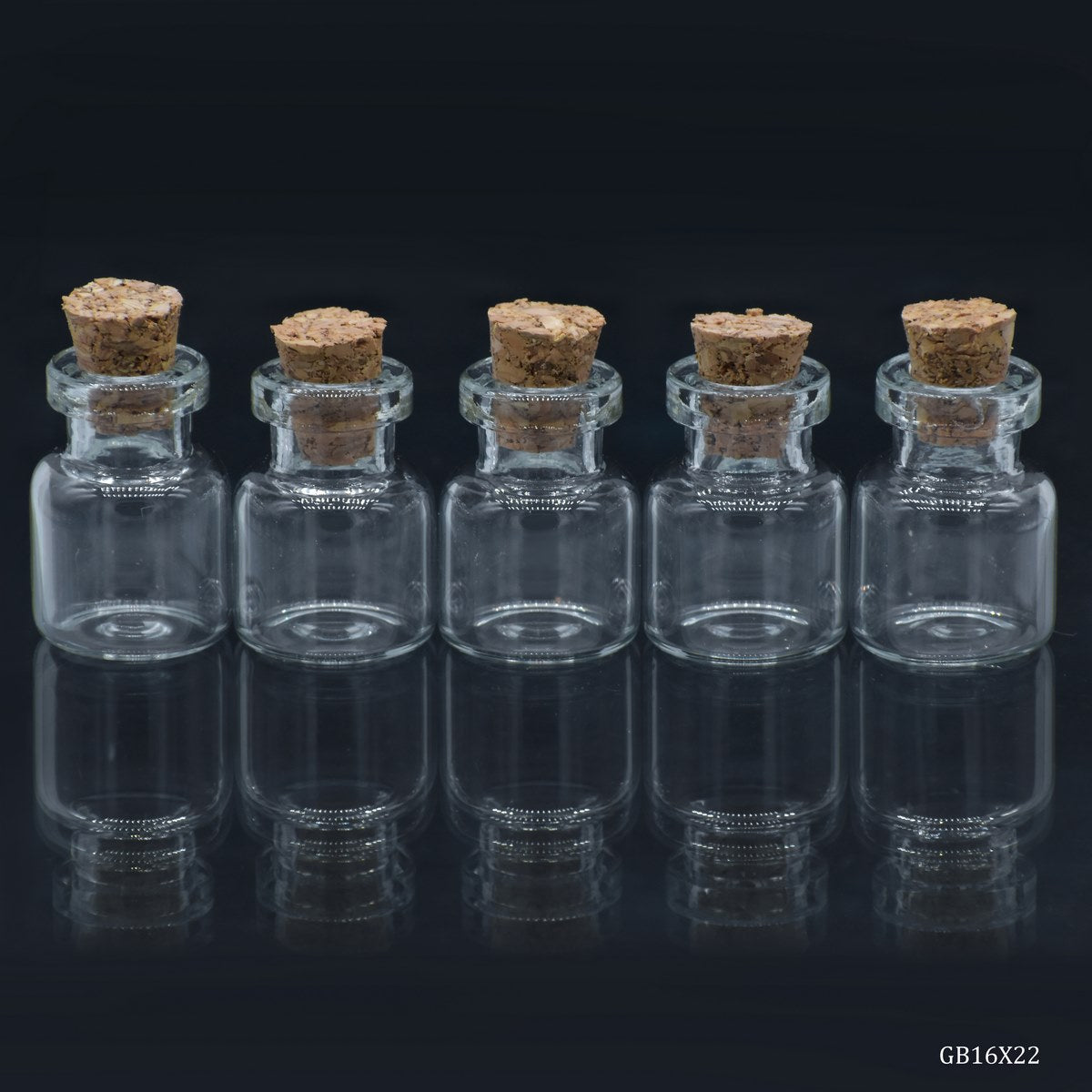 JAGS, Mini Glass Message Bottle | 15 pcs | 16×22.