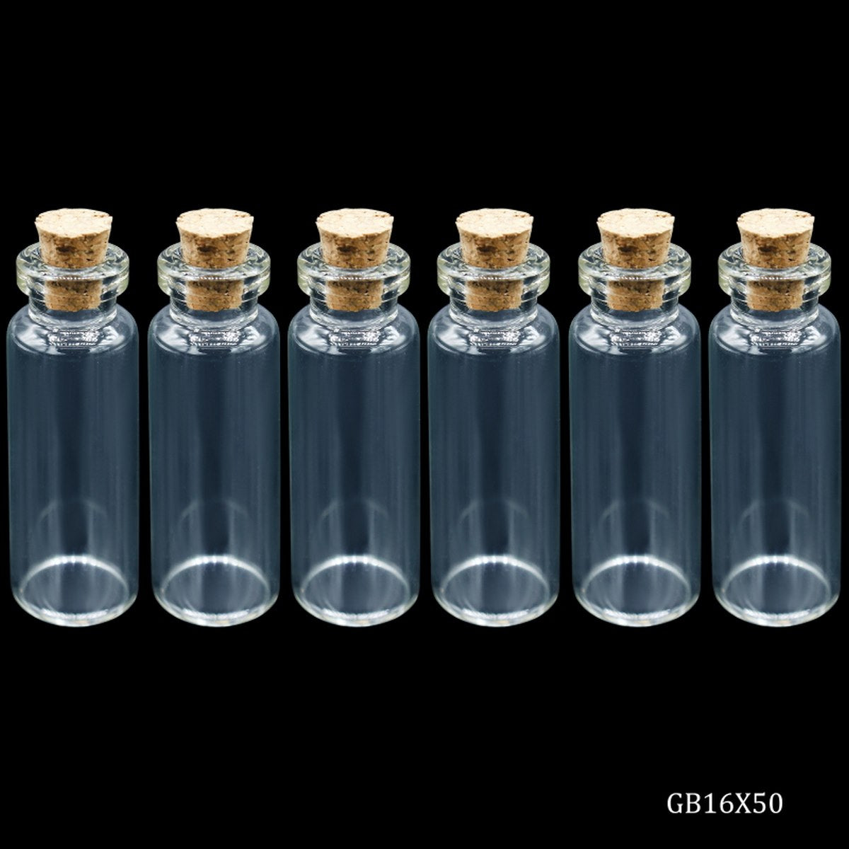 JAGS, Mini Glass Message Bottle | 6 pcs | 16×50.