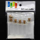 JAGS, Mini Glass Message Bottle | 6 pcs | 16×50.
