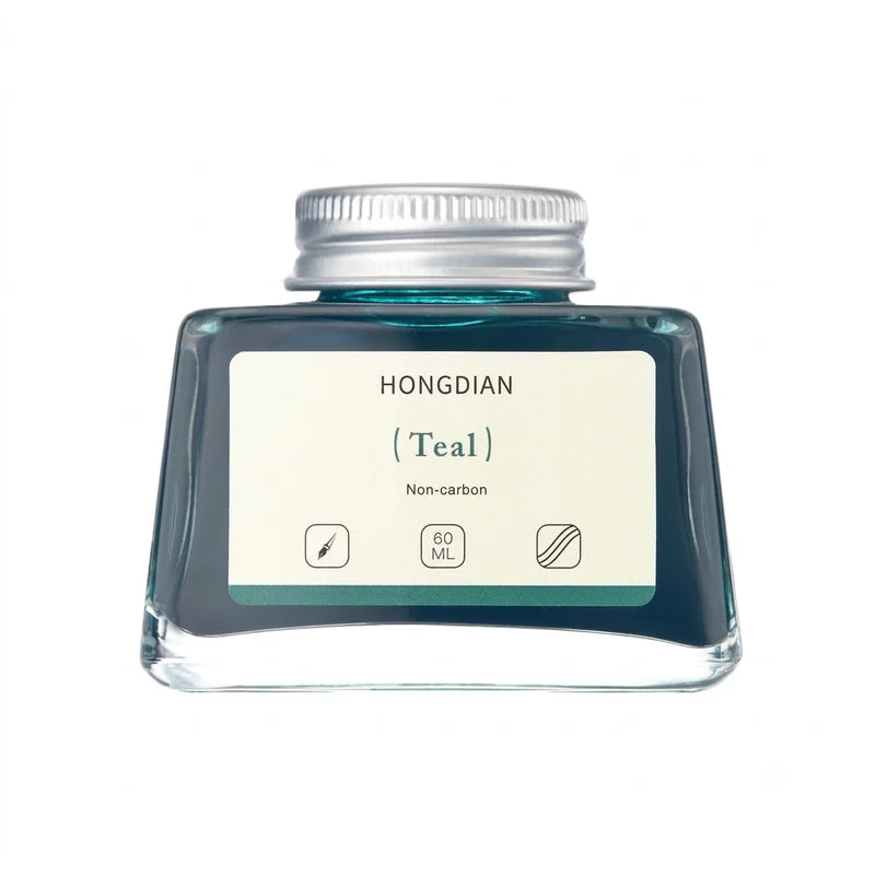 HONGDIAN, Ink Bottle - Non Carbon | TEAL | 60 mL.
