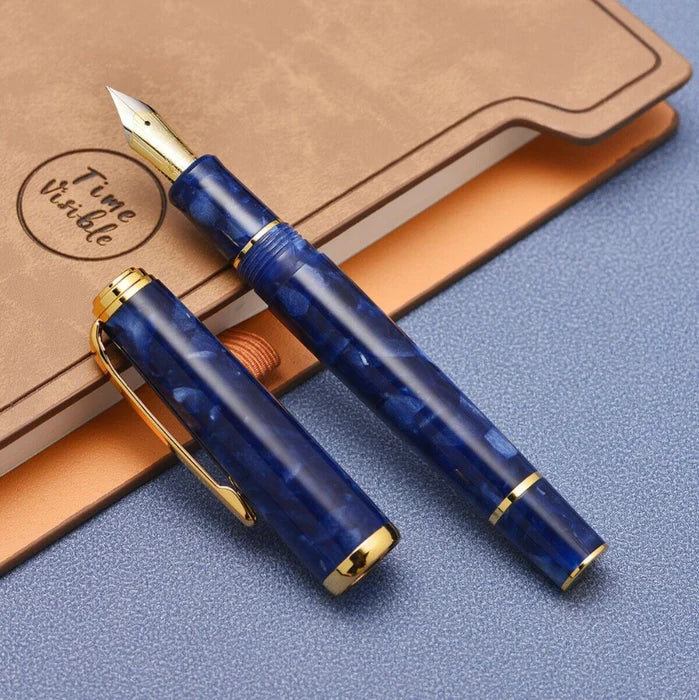 Hongdian C1 Vulpen Extra Fijne Penpunt, Modern Rood & Klassiek Retro Design Metalen Pen Met Inktconverter Hongdian C1 Vulpen Extra Fijne Penpunt, Modern Rood & Klassiek Retro Design Metalen Pen Met Inktconverter