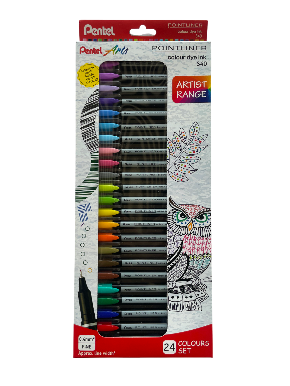 PENTEL, Point Liner - ARTS | 0.4mm.