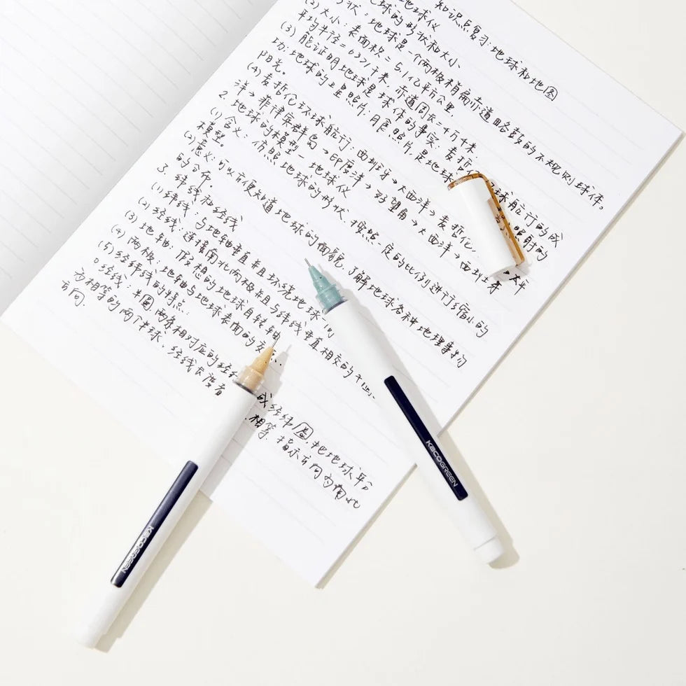 KACO, Rollerball Pen - TECHFLOW | Black | Set of 3 | 0.5 mm.