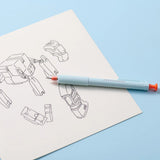 KACO, Gel Pen - ON | Rechargeable | Black Ink | Set of 4 | 0.5mm.