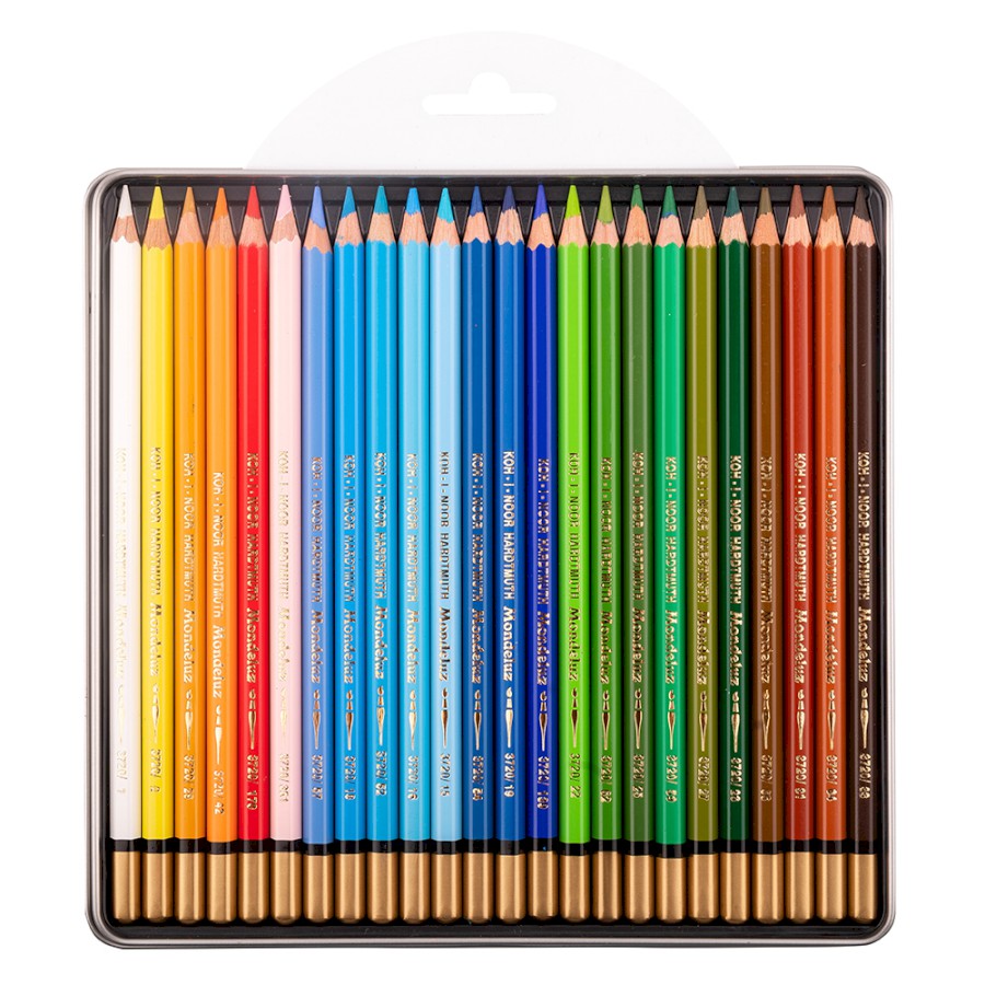 KOH-I-NOOR, Watercolour Pencil - MONDELUZ | Set of 24.