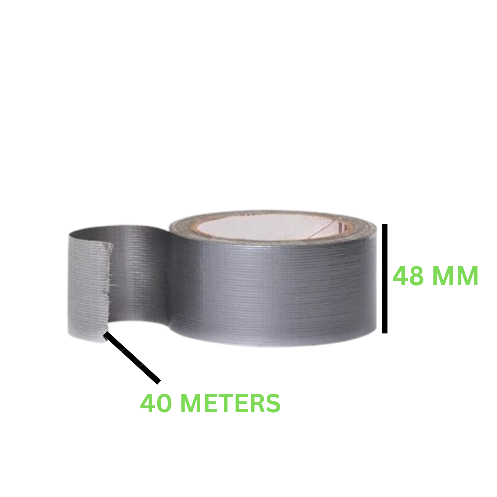 KANSUEE, Duct Tape - Silver | 48mm X 40 mtr (2 inch).