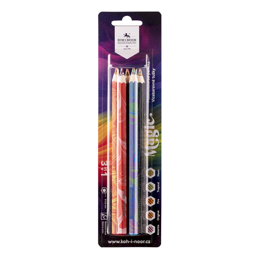 KOH-I-NOOR, Magic Pencil - Jumbo Size | Pack of 5.
