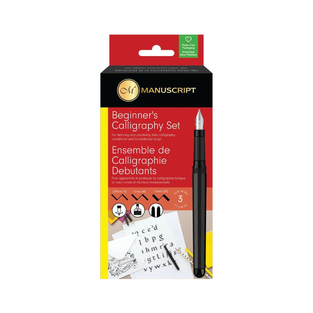 MANUSCRIPT, Fountain Pen - Beginner’s Calligraphy Set. – OXFORD stationers
