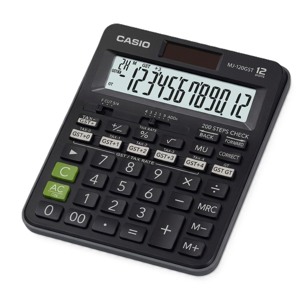 CASIO, Calculator - Check & Correct | 12 Digits | 200 Steps Check.