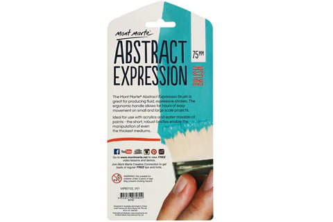 MONT MARTE, Brush - Premium | Abstract Expression | 75mm.