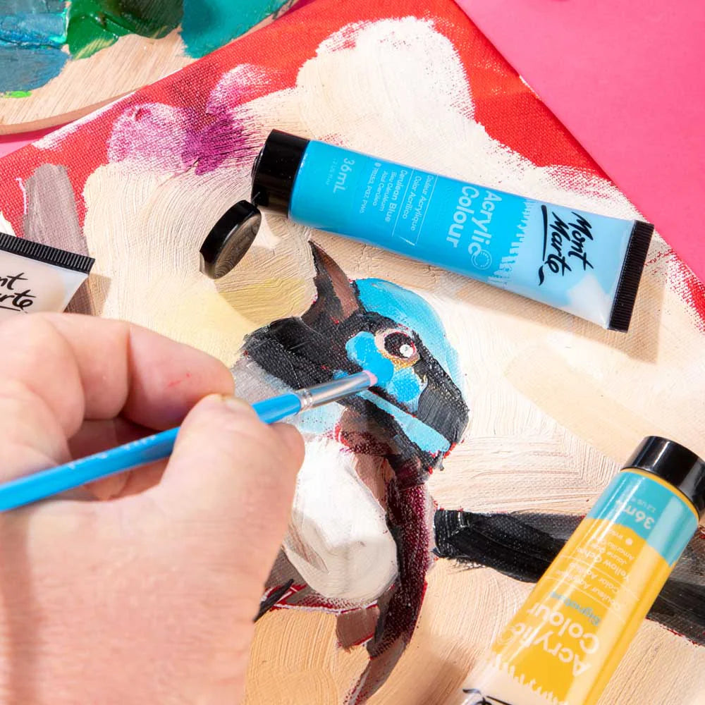 MONT MARTE, Acrylic Colour Paint Set - Signature | 18pc | 36ml.