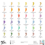 MONT MARTE, Acrylic Colour Pastel Paint Set - Signature | 36pc | 36ml.