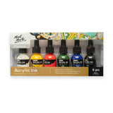 MONT MARTE, Acrylic Ink - Premium | 6pc | 20ml.