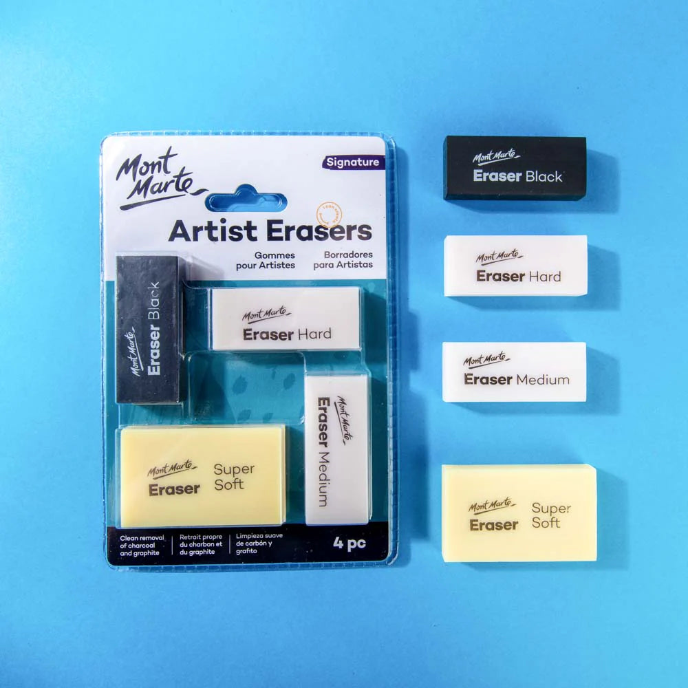 MONT MARTE, Erasers | Signature | 4pc.