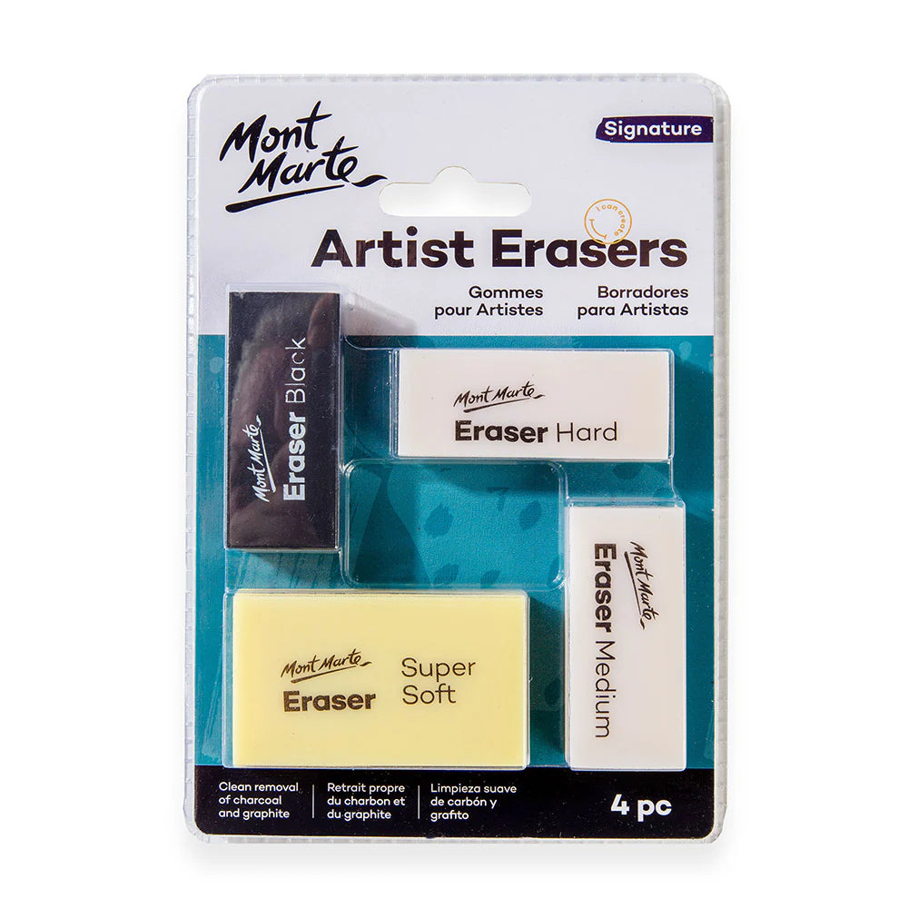 MONT MARTE, Erasers | Signature | 4pc.