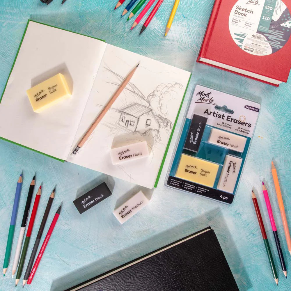 MONT MARTE, Erasers | Signature | 4pc.