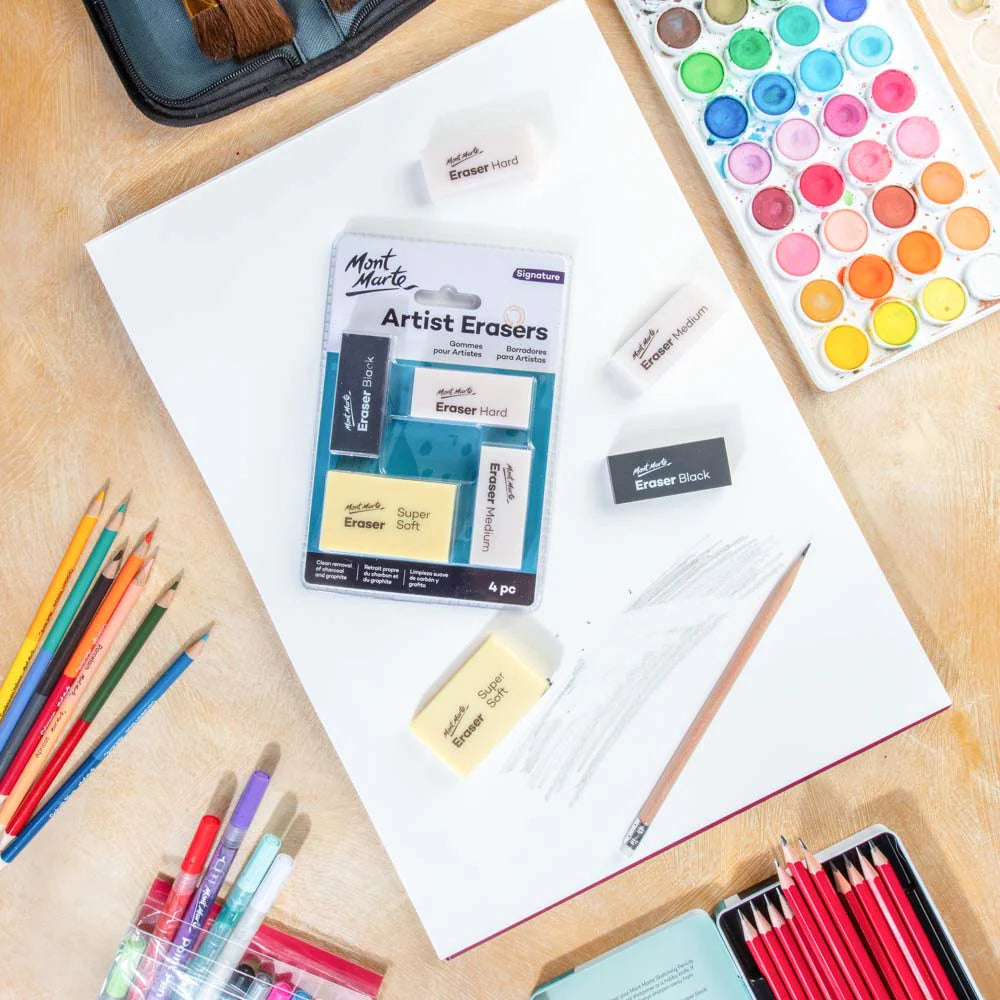 MONT MARTE, Erasers | Signature | 4pc.