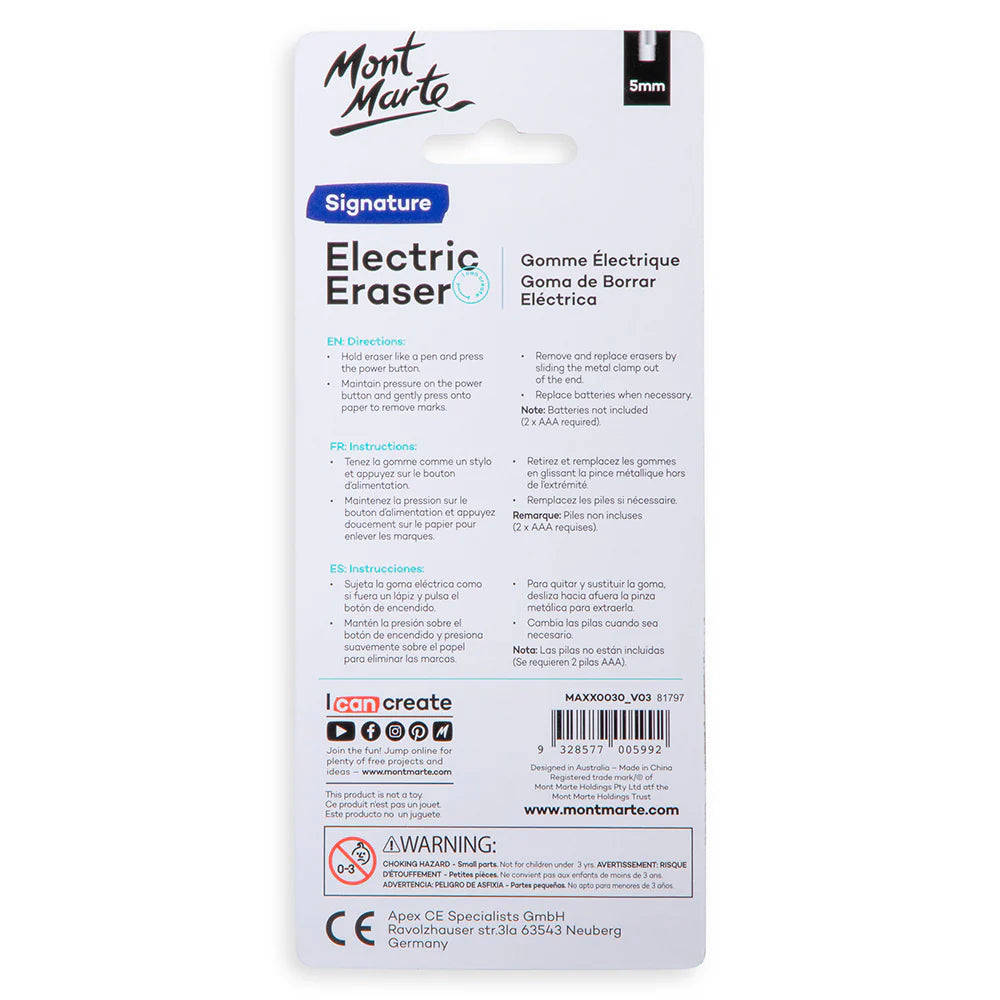 MONT MARTE, Electric Eraser - Signature.