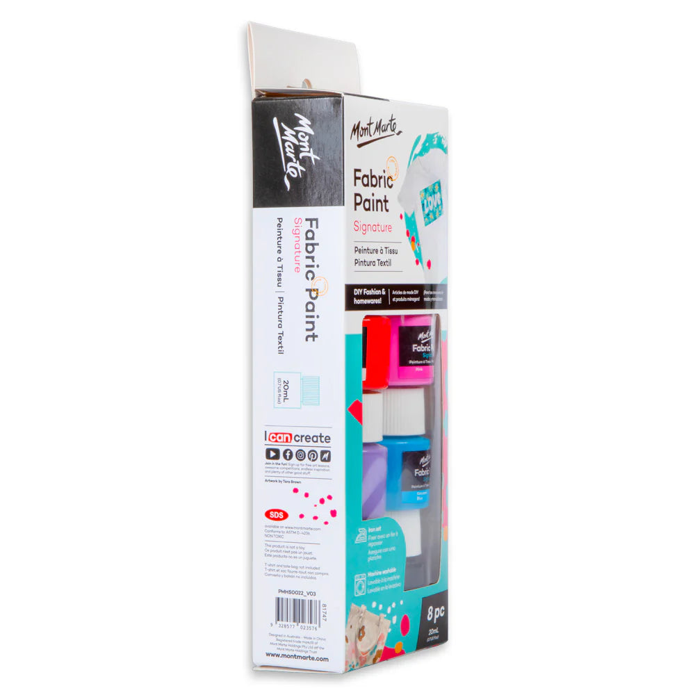 MONT MARTE, Fabric Paint Set - Signature | 20ml.