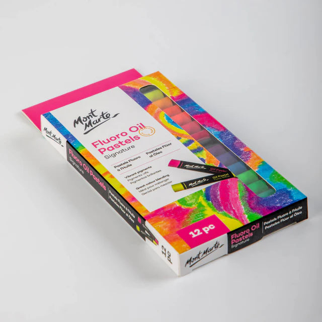 MONT MARTE, Oil Pastels - Signature | Fluoro | 12pc.