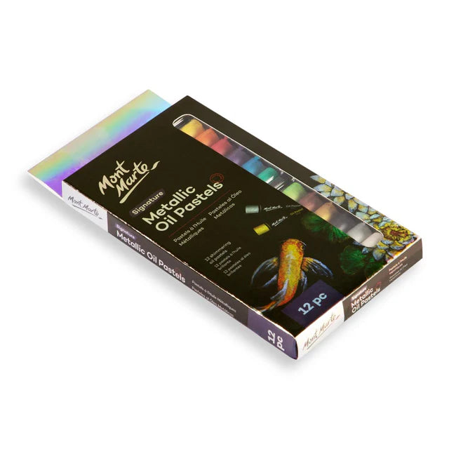 MONT MARTE, Oil Pastels - Signature | Metallic | 12pc.