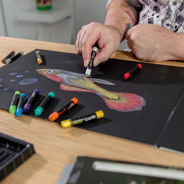 MONT MARTE, Oil Pastels - Signature | Metallic | 12pc.