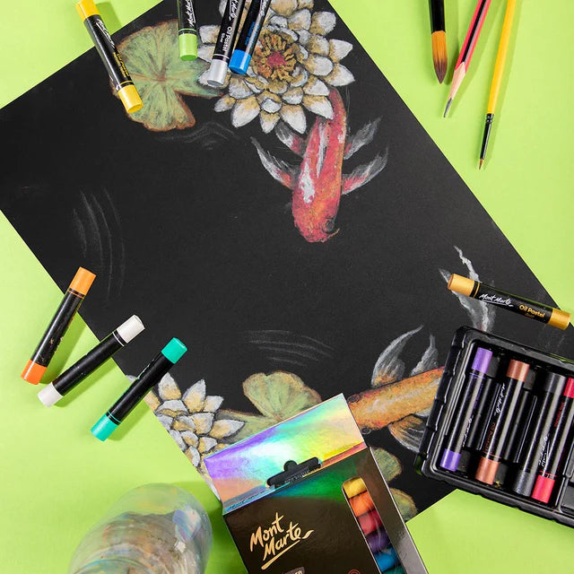 MONT MARTE, Oil Pastels - Signature | Metallic | 12pc.