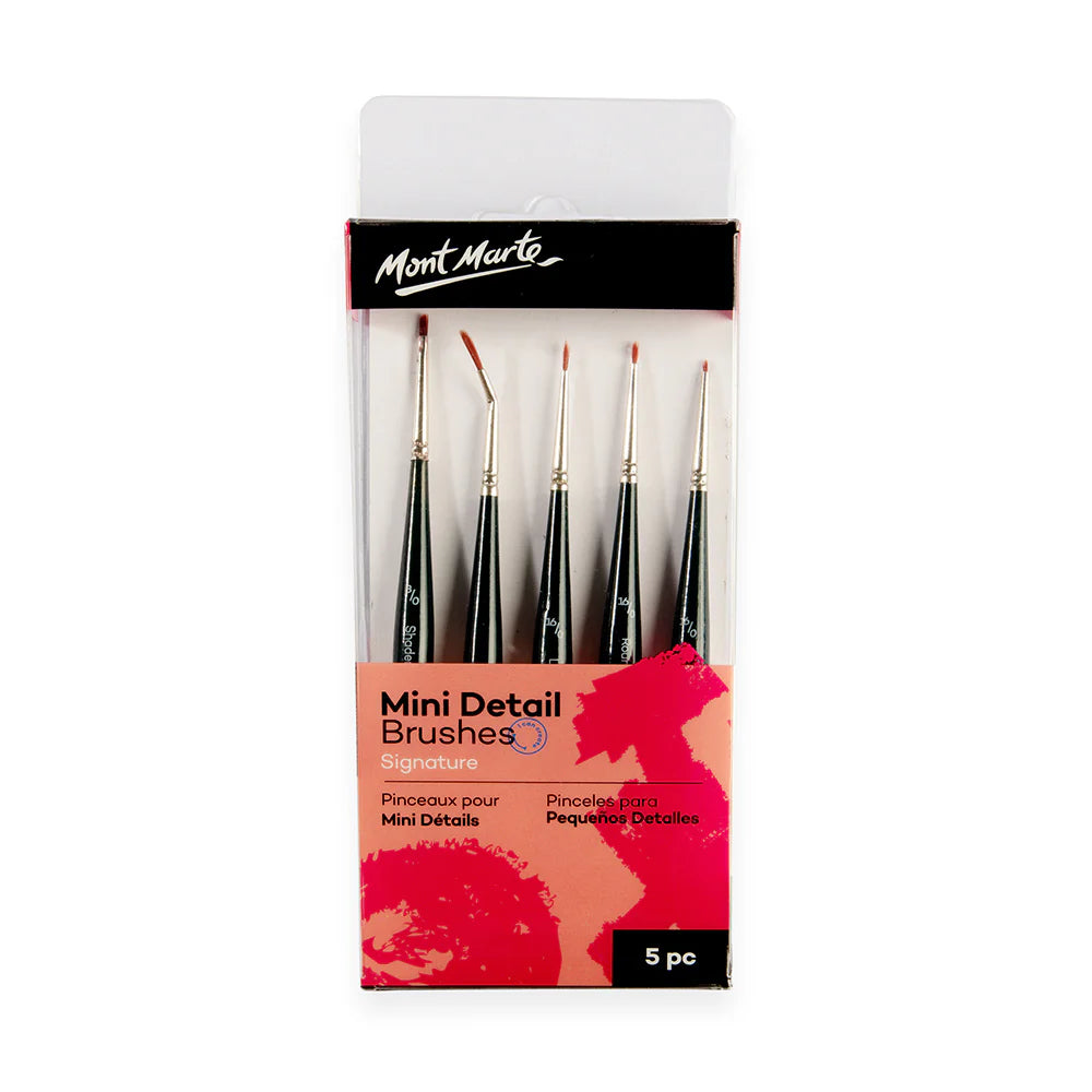 MONT MARTE, Mini Detail Brushes - Signature | 5pc.