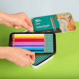 MONT MARTE, Pastel Pencils - Premium | Crayons Patels | 24pc.