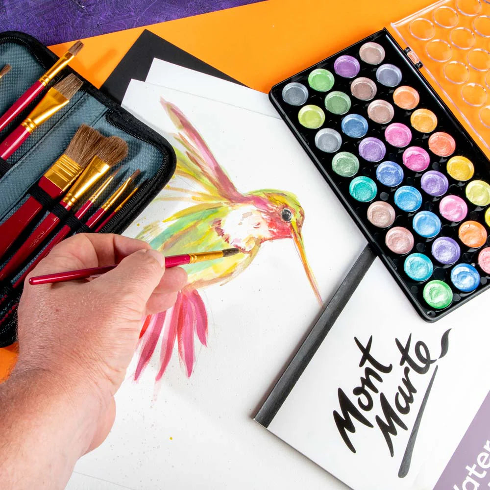 MONT MARTE, Watercolour Set - Signature | Metallic | 37pc.