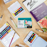 MONT MARTE, Watercolour - Signature | Half Pan Set | 20pc.