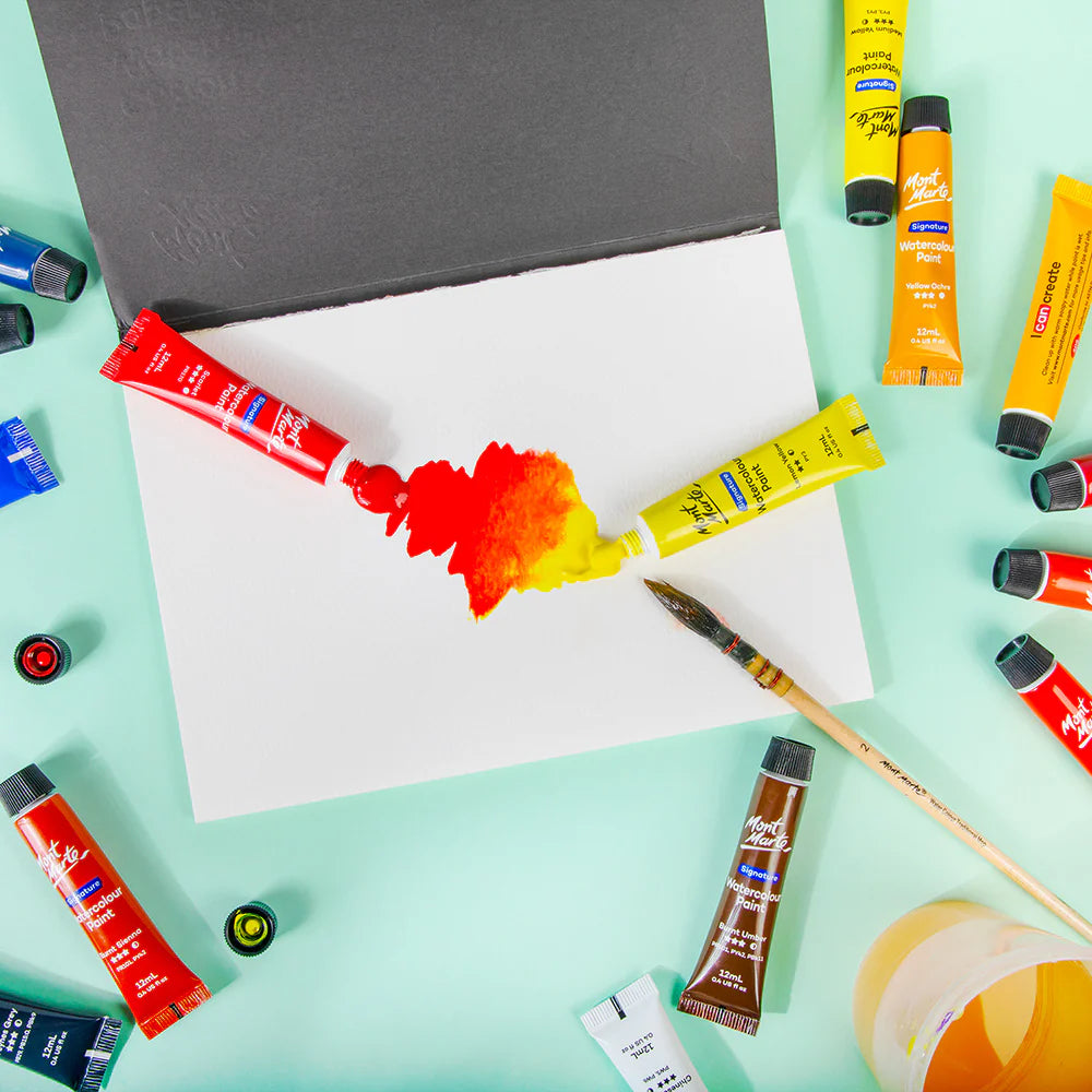 MONT MARTE, Watercolour Paints - Signature | 18pc | 12ml.