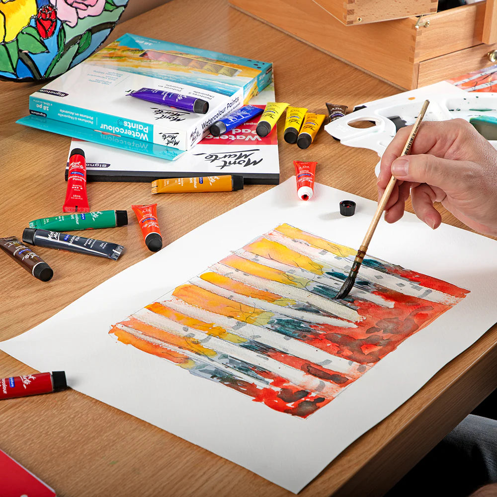 MONT MARTE, Watercolour Paints - Signature | 18pc | 12ml.